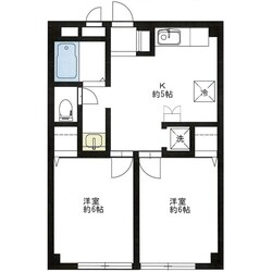 第2丸武マンションの物件間取画像